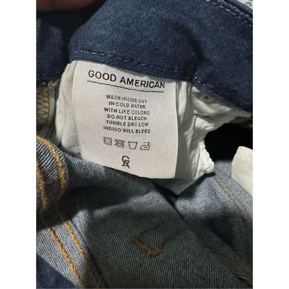 Good American Good waist blue skinny jeans 10/30